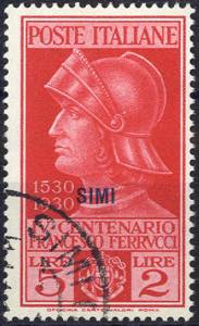 1930, Simi, Ferrucci, 5 val., usati (Sass. ... 