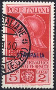 1930, Stampalia, Ferrucci, 5 val., usati ... 