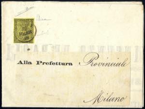 1858, stampato da Parma del 18.2. per Milano ... 