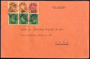 1948, BMA, lettera da Asmara 22.11.1948 per ... 