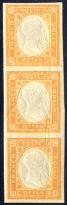 1861, Non emessi, 80 Cent. arancio, ... 
