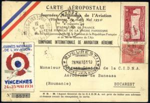 1931, Flugtage Vincennes 24 - 25. Mai 1931, ... 
