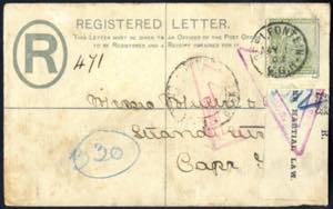1902, registered lettersheet four pence ... 