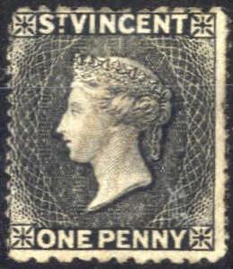 1871/80, Königin Viktoria, 1 P schwarz, ... 