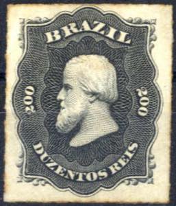 1876/77, Kaiser Pedro II mit dunklem ... 