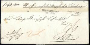 1808, Amtsbrief mit gedrucktem Briefkopf aus ... 