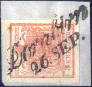 Dornbirn, sL-I (5 Punkte) auf Briefstück ... 
