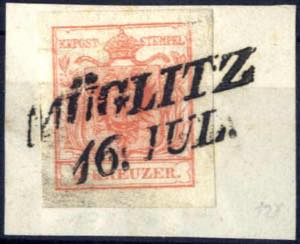 Müglitz, IL-I (12 Punkte) auf Briefstück ... 