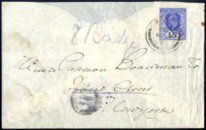 1905, Brief aus Colombo am 27.5. nach New ... 