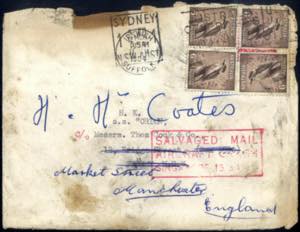 1954, Brief aus Ipswich (Grossbritannien) ... 