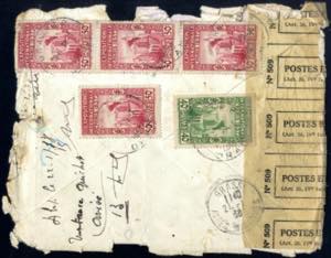 1931/38, 6 Briefe aus Oran, Algier, El Biar ... 