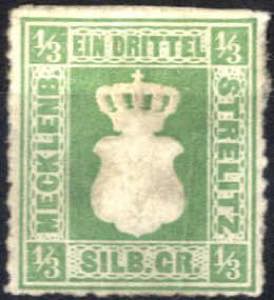 1864, Stierkopf im Rechteck, 1/3 Sgr ... 