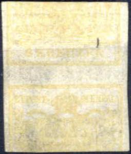 1850, 1 Kreuzer gelbocker in Type Ib mit ... 