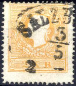 1858, 2 Kreuzer orange in Type II, ... 