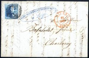 1849, Brief vom 11.9.1849 von Liege ... 
