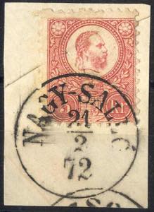 Nagy-Sallo, Briefstück mit 5 Kr. Franz ... 