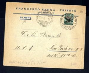 1948, stampa, lettera da Trieste il 17.11 ... 
