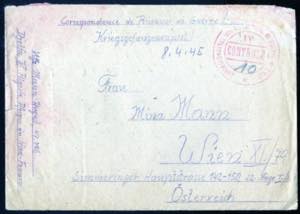 1945, Brief aus dem Lager Djelfa IV ... 