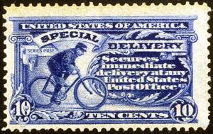 1902, Messenger on Bicycle, 10 c ... 