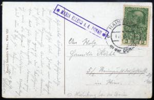 1914, Brief von Gaya i. MHR. vom 8.12. nach ... 