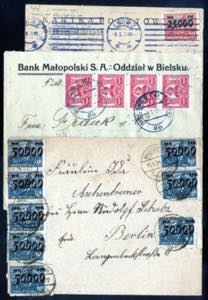 1924, Hochinflation: eine Postkarte ... 