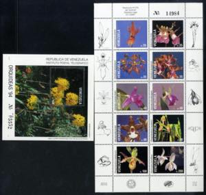 1994, Orchideen, Kleinbogen und Block, ... 