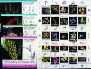 1995/98, Orchideen, 4 Kleinbögen und ... 