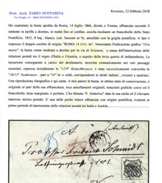 1866, Via di Svizzera, lettera ... 