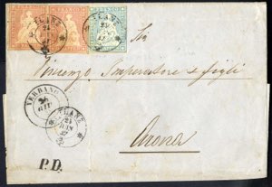 1857, Brief vom 24.6.1857 von Ilanz über ... 