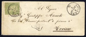 1859, Brief vom 9.10.1859 von Locarno nach ... 
