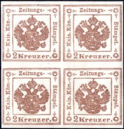 1877, Doppeladler, 2 Kreuzer braun, ... 