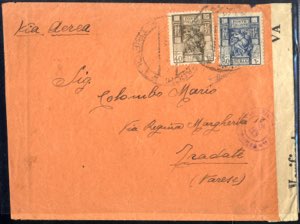 1941, lettera da Tripoli del settembre per ... 