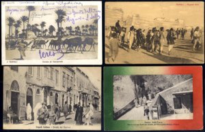 Libia, collezione di 69 cartoline illustrate ... 