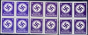 1942/44, 6 Pf Behördendienstmarke ... 