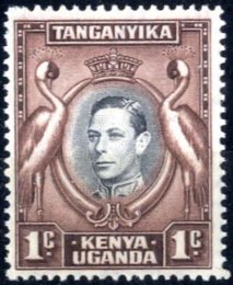 1938, 1 c. black & red brown, error lot with ... 