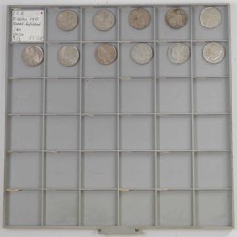 50K 1947, Silber, 11 Stück, vz, KM24