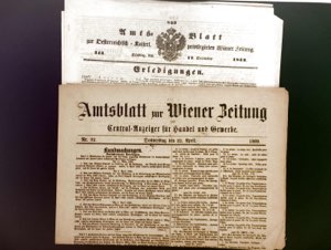 1843/49, Amtsblatt zur Österr. Kaiserl. ... 