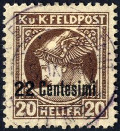 1918, francobollo per giornali con ... 