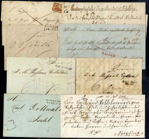 1796/1850, 8 Briefe mit verschiedenen ... 