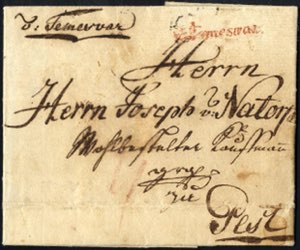 v Temesvar eL rot (Müller 200 P.) Brief ... 