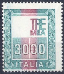 1983, alto valore da 3.000 L. privo della ... 