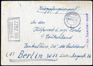 1946, Brief aus dem Lager Ebental-Klagenfurt ... 
