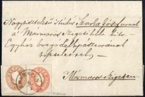 ER-SEMIEN, 6.1. 1862, kompletter Faltbrief ... 