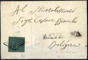 1859, sovracoperta di lettera del 8.10.1859 ... 