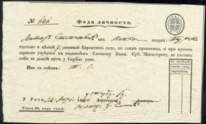 1840, Raca quarantine station certificate of ... 