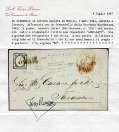 1861, lettera del 9.3.1861 da ... 
