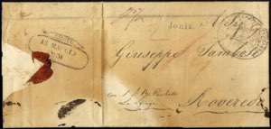 1831, Brief aus Corfà¹ vom 15. Mai per ... 
