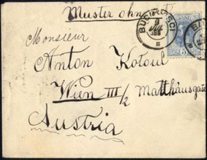 1899, Brief vom 9.7.1899 von Bukarest nach ... 