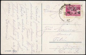 1947, cartolina postale mostrante Abbazia ... 