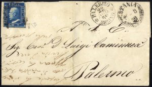 1859, lettera del 20.8.1859 da Catania a ... 